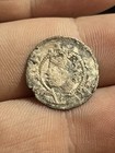 1400s 1 Dinero Spanish Aragon Medieval Silver Old Coin Crusaders Templar Huesca