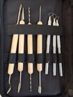Pottery Clay Sculpting Tool Set Wood Metal Ceramic Carving Tools W Case New