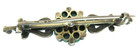 Victorian Genuine Turquoise   Pearl Hallmarked Pin brooch