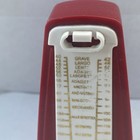 Vintage Neewer Red Metronome Musical Tempo Instrument With Chime-piano Etc