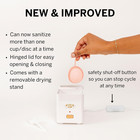 Pixie Menstrual Cup Steam Cleaner - Wash Your Cup   Kill 99 9  Of Germs With Cle