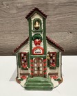 Vintage 1994 Hometown School House Ceramic Christmas Village Building