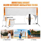 Portable Badminton Net Set  Adjustable Height Tennis Net  Kids Volleyball soc   