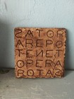 Sator Square   Tenet Arepo Replika