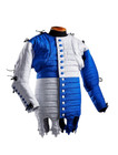 Medieval Padded Gambeson Full Sleeve Aketon Costume For Sca Larp Cosplay Zigzag
