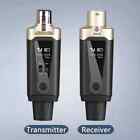 Wireless Microphone System Xlr Mic Converter Adapter Uhf Automatic Transmitter