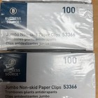 Pack Of 1000  10 Boxes With 100 N Each business Source 53366 Jumbo Paper Clips