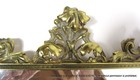 4-pc Vintage Gold Ornate Vanity Set Mirror Tray  Brush  Hand Mirror  Jewelry Box