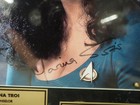 Star Trek Signed Limited Edition Plaque Marina Sirtis Deanna Troi