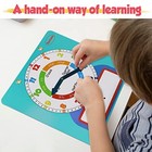 Magnetic Writable Dry Erase Learning Clock   Clock For Kids Learning To Tell Tim