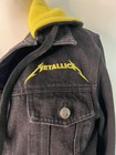 Rare Metallica Denim Jacket 72 Seasons Black   Yellow Pop Up Store Size M Medium
