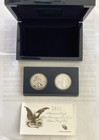 2012-s American Eagle San Francisco Two-coin Silver Set W  Box  Coa  And Case
