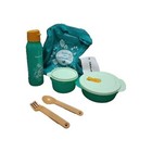 Tupperware Go Green Lunch With Bottle   Bag Christmas Special Gift Set