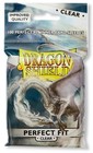 Lot Of 5 Dragon Shield Perfect Fit Inner Sleeves Clear Brand New 100 Ct Packages