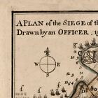 Map Habana Cuba Plan Of The Siege Of Havana City   Harbor Circa 1762 24  X 24 