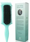 Viqtta Curler Define Styling Comb Curved Soft Boar Bristle Green black 5 12 