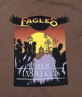 The Eagles The Long Goodbye Sphere Las Vegas 2025 L T-shirt Comfort Colors Brown