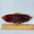 Keene Nh New Hampshire Antique Ruby Red Flash Souvenir Glass Trinket Dish Plate