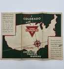1931 Conoco Colorado Official Road Map Rocky Mountain Mesa Verde Hm Gousha