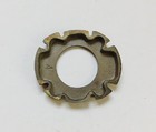 Vintage Cast Brass Round Door Knob Back Plate Ornate Backplate