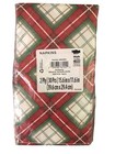 Vintage Christmas Holiday Plaid Paper Napkins Red Green 30 Nip Sealed Usa