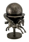 Pegasus Holding Globe Greek Mythology Fantasy Decorative Statue
