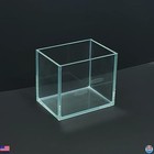 Nano Rimless Glass Fish Tank For Betta - 0 7 Gallon  Compact 5 9x4 3x5 1in