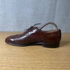 Vintage Johnston And Murphy Aristocraft Wingtip Oxford Shoes Dark Brown Size 9 5