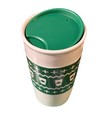 Rare Starbucks 2016 Christmas Sweater Sleeve Ceramic Coffee Tumbler Mug New Box