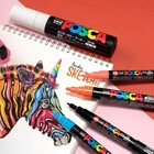 Posca Paint Set Marker Uni Pen Pens Fine Point Art Colors Colours Markers Pc-5m