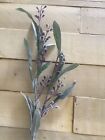 New  6 99   Stem Floral Silk Seeded Eucalyptus Stems Lot Of 34 Stems Now  3 97