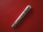 J6301 Antique France  Early Sterling Silver Needle Case  See Description