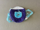 Ganz Webkinz  Purple   Blue Plush Pet Carrier Knapsack  Feature Code Inside  New