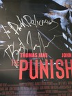 Signed Punisher Poster  thomas Jane Autograph  Original 2-sided 40 x27  Dark Del