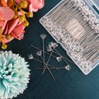 100 Pcs Diamond Bouquet Pins 2 1 Inch Clear Floral