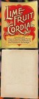 Very Rare 1800 s Antique Lime Fruit Cordial Beverage Label  Amazing Collectible 