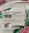 Pottery Barn Kids Roller Rabbit Rosebud Baby toddler Quilt Pink Multi  z1315