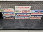 Lot Of 9 Hess Toy Vehicles 1989-1999 Rescue Truck Patrol Car Fire Truck Racer