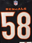 Joseph Ossai 2024 Game Used Worn Cincinnati Bengals Jersey 10 6 24 Vs Ravens Coa