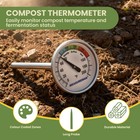 Measureman 16 Inch Backyard Compost Thermometer  1 75  Dial Bimetal Soil Ther   