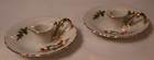 Vintage Lefton China Christmas Cardinal Candle Holders Set Of 2  Chambersticks