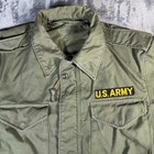 True Vintage 1955 Us Army M-1951 Field Jacket M51 Medium Reg Korean War Og107