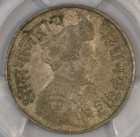 1894 India  baroda  - Silver Rupee Coin - Pcgs Au58 - Vs1951