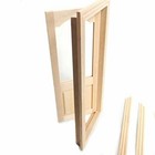 1 12 Dollhouse Wooden Panel Interior Door Miniature Unpainted Diy Accessories