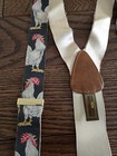  trafalgar  Men s Limited Edition Suspenders braces Roosters  i6 