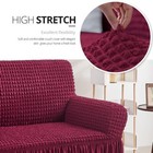 Niceec Sofa Slipcover Red Sofa Cover 1 Piece Easy Fitted Sofa Couch Cover