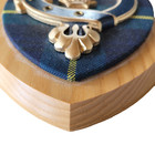 Scottish Gardner Family Crest Plaque Woodcarver Signed