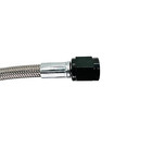 4an Nitrous Oxide fuel Line 12  Stainless Steel Braided Black Ends