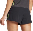 Adidas Adizero Gel Pocket Womens Running Shorts Black 3 Inch Zip Pocket Run