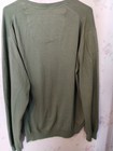 G h  Bass Green Sweater Cotton Cashmere Blend Academia Long Sleeve Mens 2xl